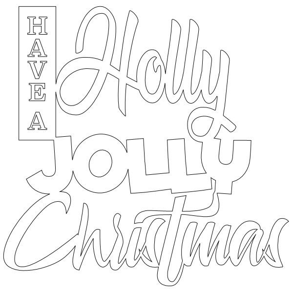 Holly_Jolly_Christmas.svg preview