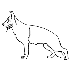German_Shepherd_1.svg