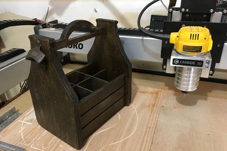beer bottle shape beer caddy