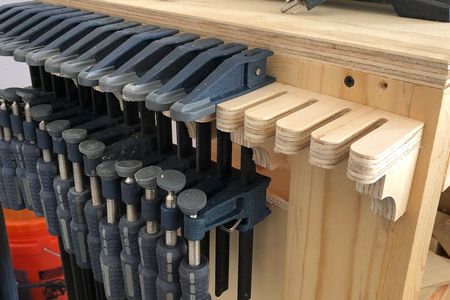 Harbor Freight Clamp Rack