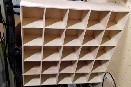 4" pocket storage shelf Vectric VCarve f