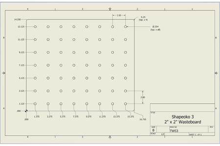 Shapeoko 3 - Wasteboard