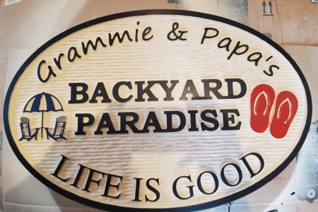 Backyard Sign
