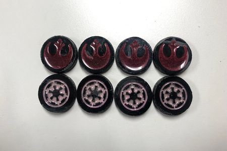 Star Wars Checker Pieces