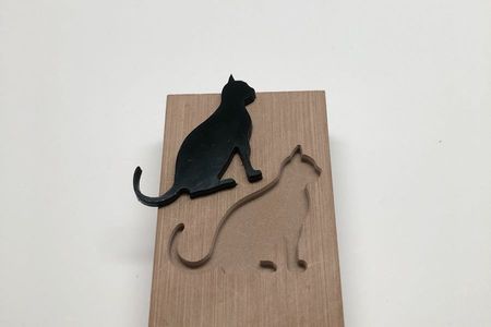 Cat Block Inlay