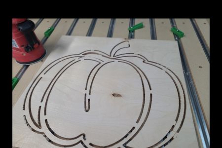 Fall pumpkin decoration