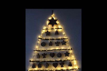 Oak Wood Advent Calendar