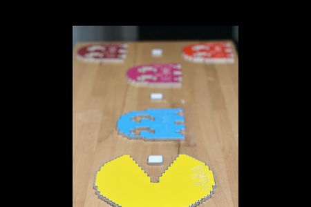 Large PACMAN SIGN ART