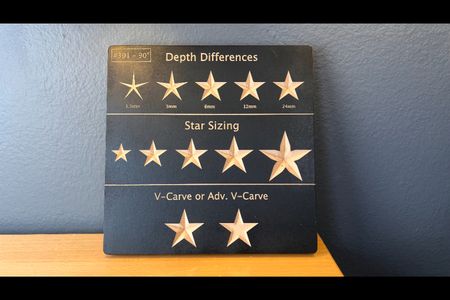 V-Carve Stars - Reference Boards