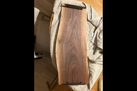 Charcuterie board w epoxy inlay
