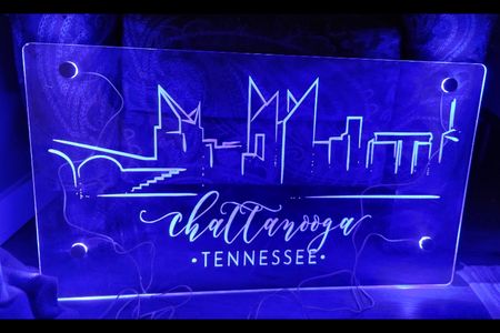 led engraved signs