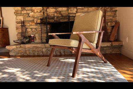 Carbide 3D Mid-Century Modern Chair