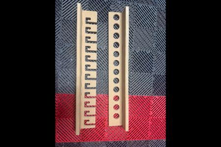 12 fishing pole rack
