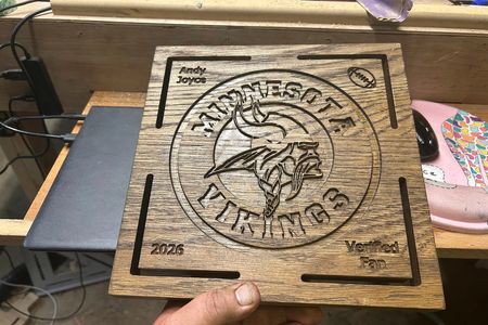 Minnesota Vikings Plaque