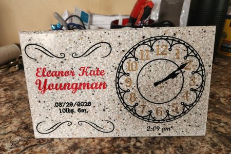 Baby Birth Plaque