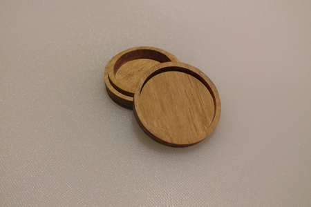 BOX - FITTED - ROUND - 2IN. DIAMETER