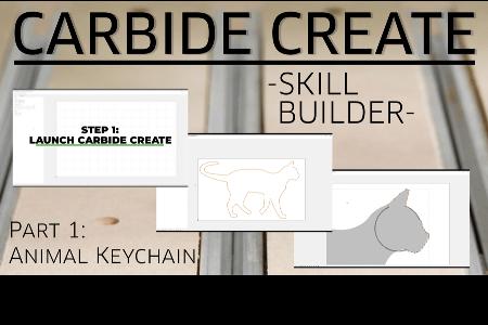 CARBIDE CREATE SKILL BUILDER - ANIMAL KEYCHAIN