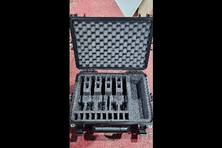 FOAM GUN CASE FOR 5 GUNS