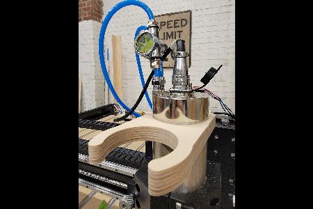 DUST COLLECTION HOSE TO 80MM SPINDLE OFFSET MOUNT